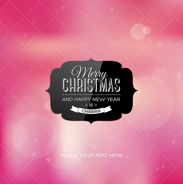 वेक्टर क्रिसमस ग्रीटिंग कार्ड — स्टॉक वेक्टर