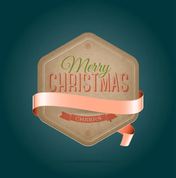 Vector christmas greeting card — Stock Vector