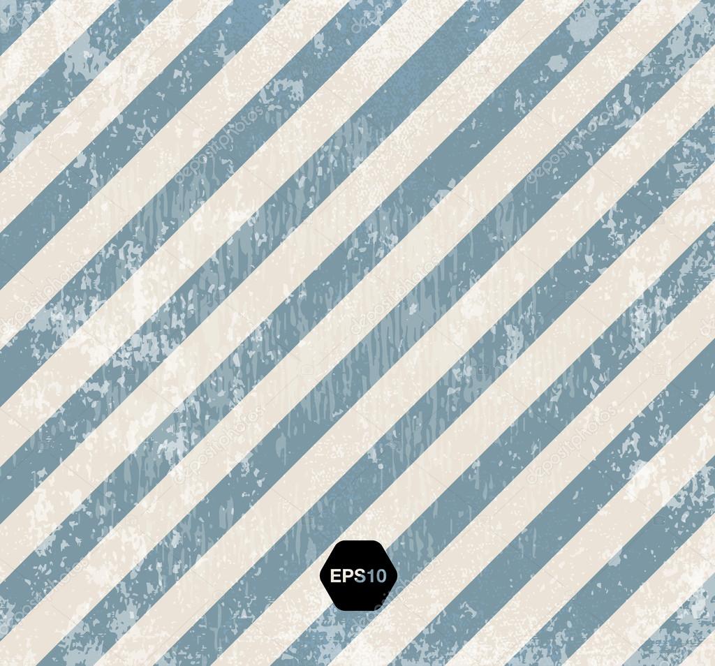 Vintage striped weathered vector background.