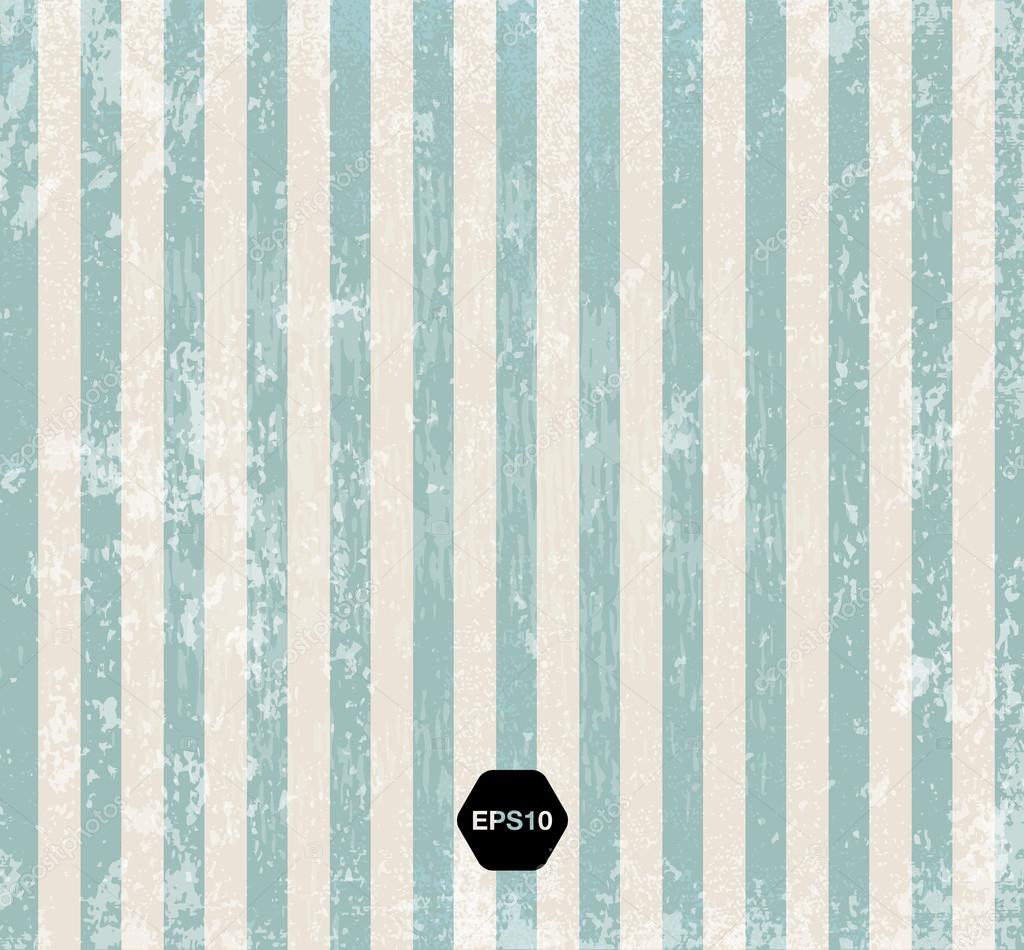 Vintage striped weathered vector background.
