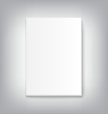 vektör boş broşür kapak tasarım şablonu