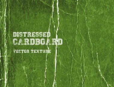 vektör yeşil buruşuk karton arka plan sıkıntılı