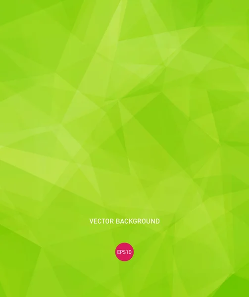 Vector bright green modern geometric background — Stock Vector