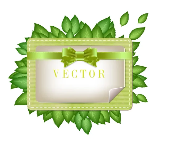 Vector vintage stijl papieren textuur label — Stockvector