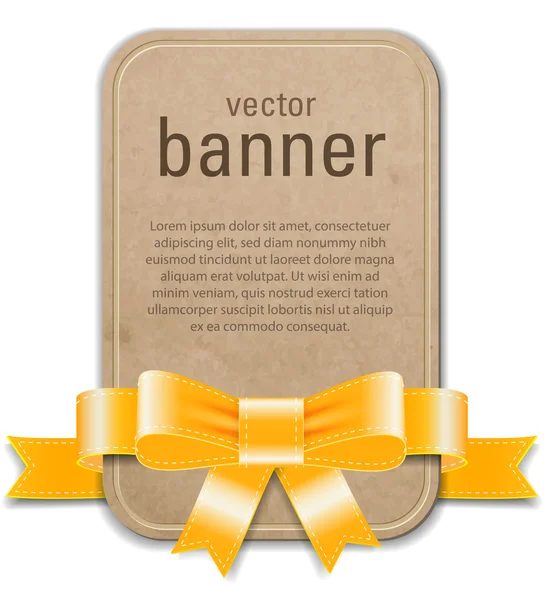 Vektor Vintage-Stil Karton Retro-Banner — Stockvektor