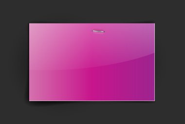 Vector parlak mor kağıt kartı