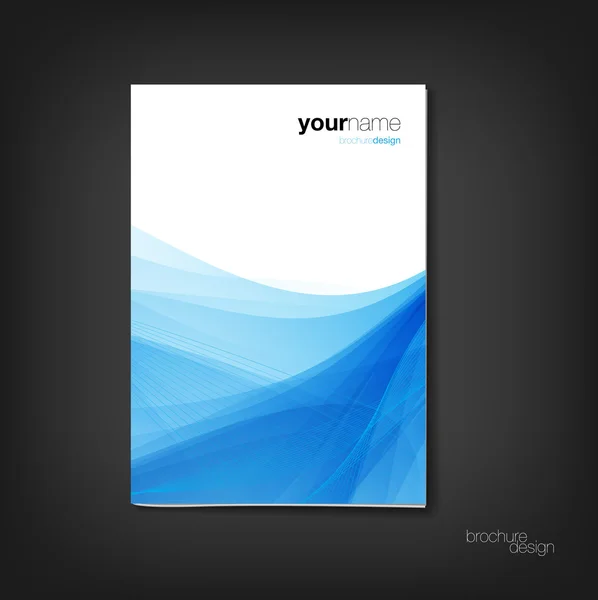 Brochure - modèle de couverture de livret — Image vectorielle