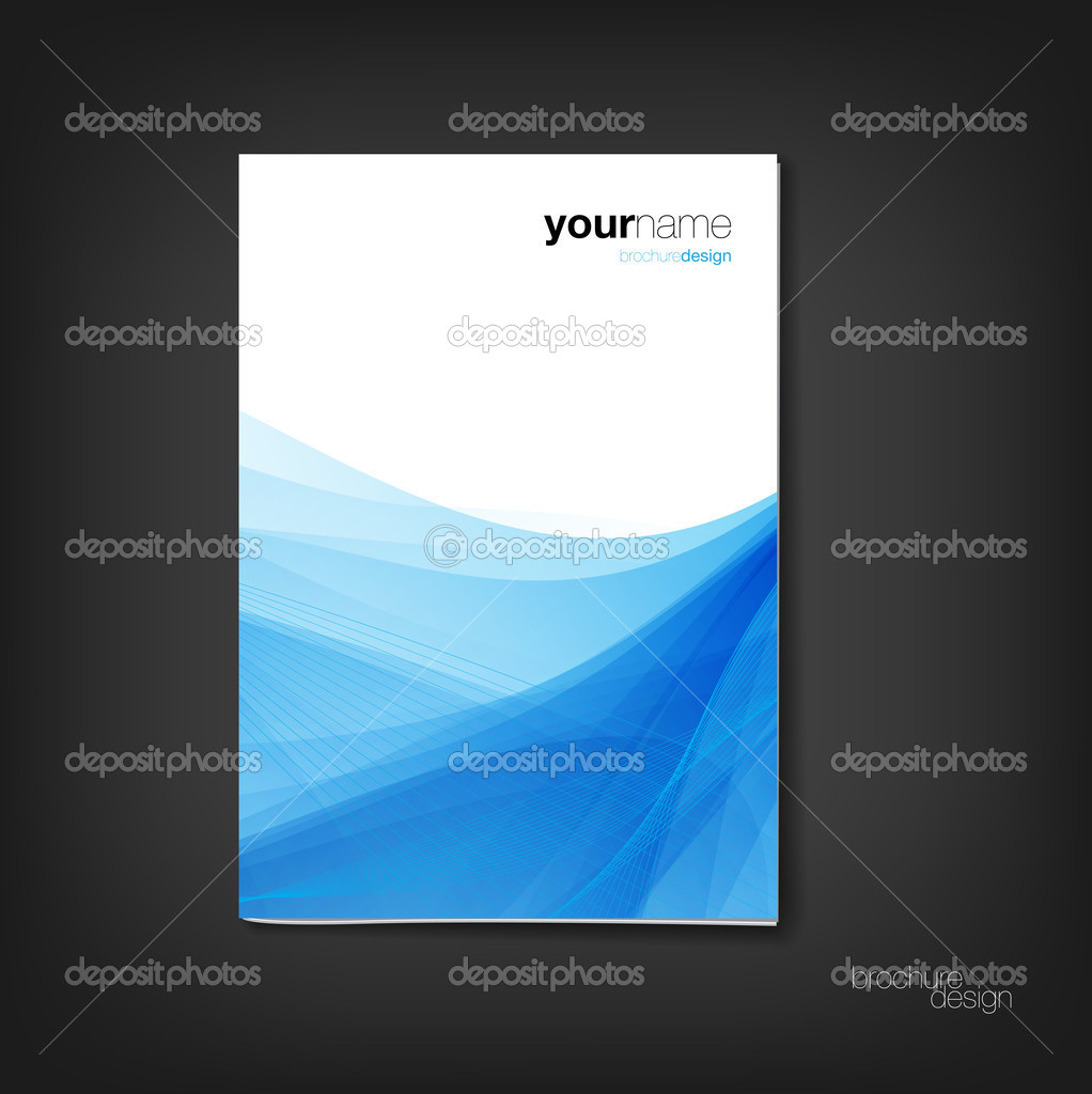 Brochure - booklet cover design template Stock Vector by ©foxiedelmar