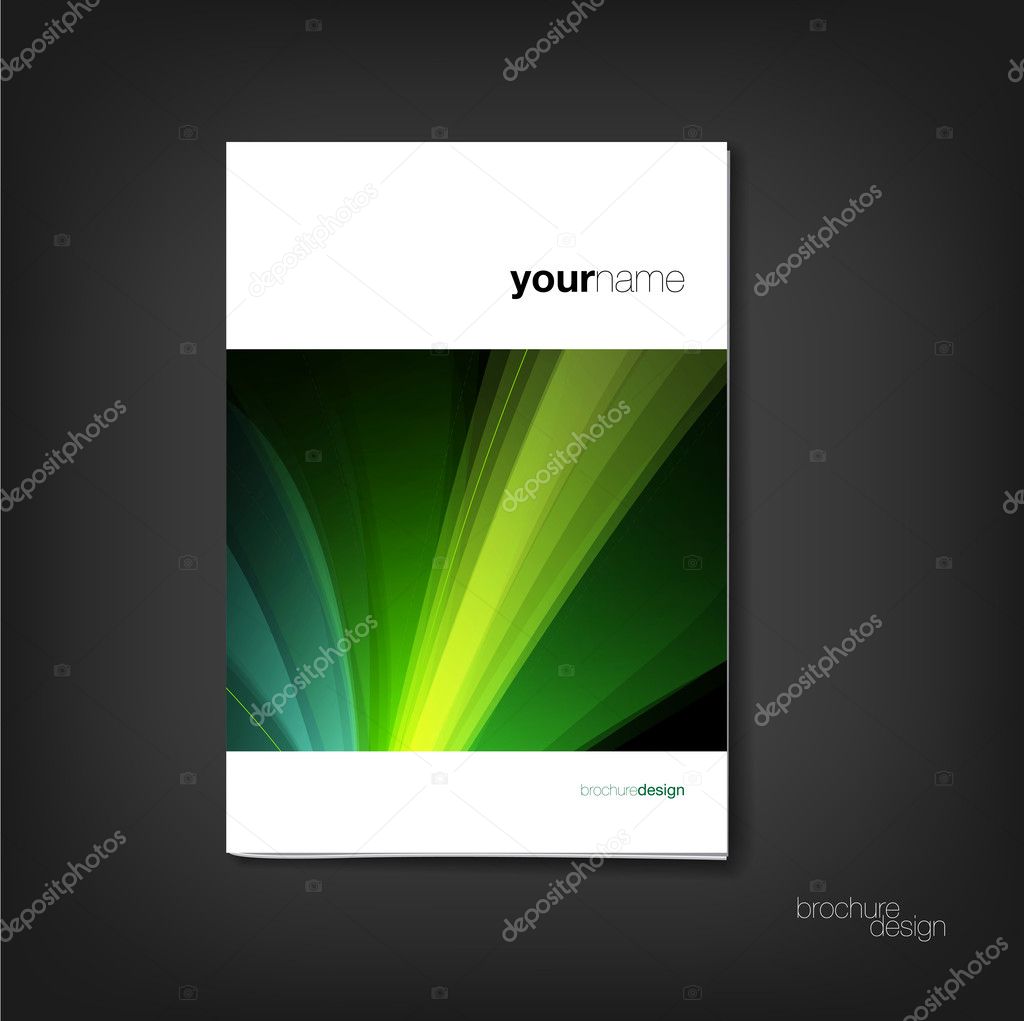 Brochure - booklet cover design template
