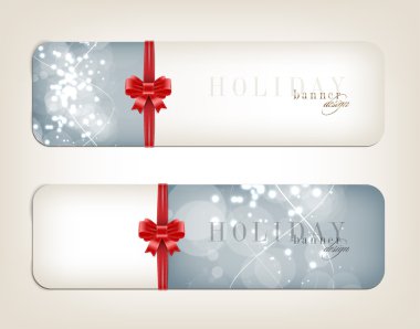 iki gri vektör Festival afiş koleksiyonu ile parlak arka plan