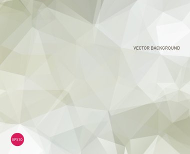 Modern soyut açık bej poligonal renkli vektör