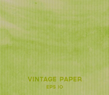 Vector vintage green paper background