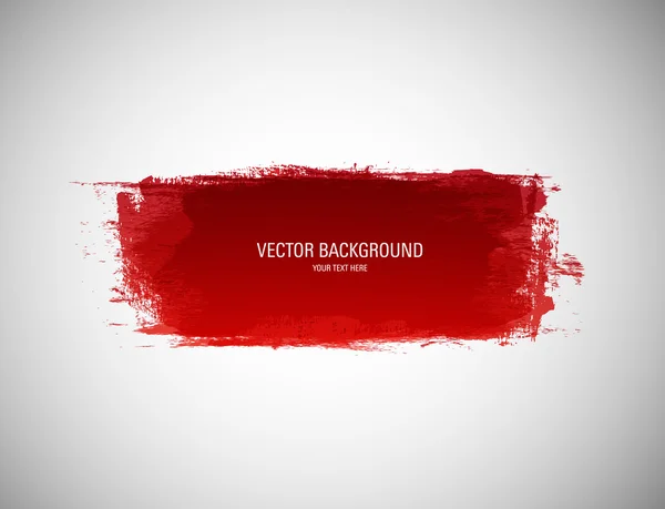 Vektorové pozadí abstraktní grunge červenou barvou — Stockový vektor
