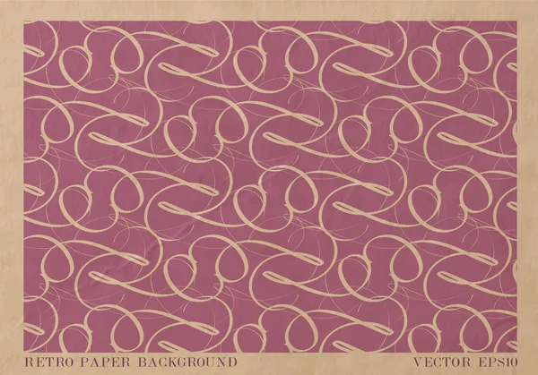 Vector vintage paper background — Stock Vector