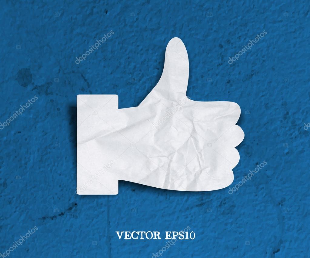 Vector crumpled paper 
