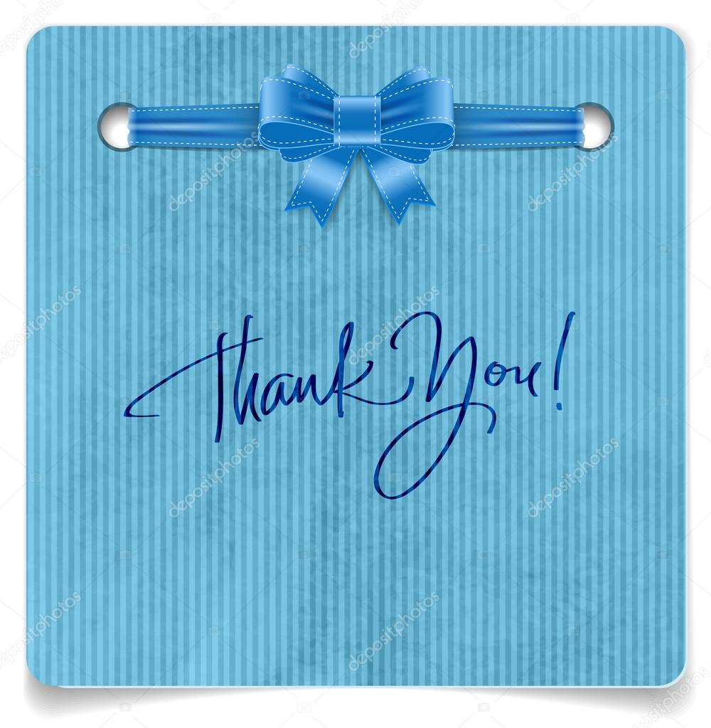 Blue vector hand made paper textured note