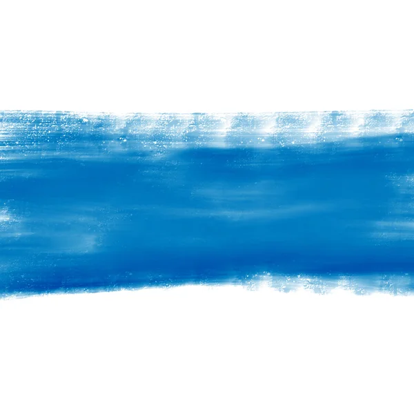 Peint à la main artistique fond abstrait bleu — Photo