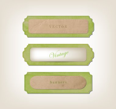 vektör vintage karton