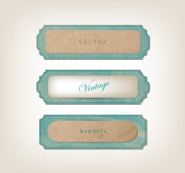 vektör vintage karton