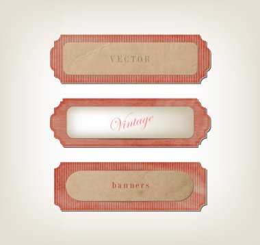 vektör vintage karton