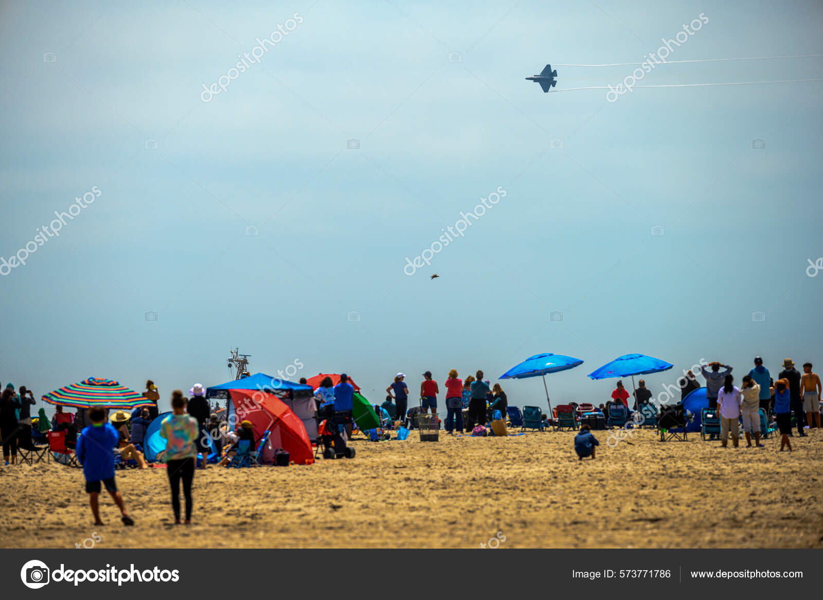 May 2022 Jones Beach Usa Bethpage Air Show Jones Beach Stock