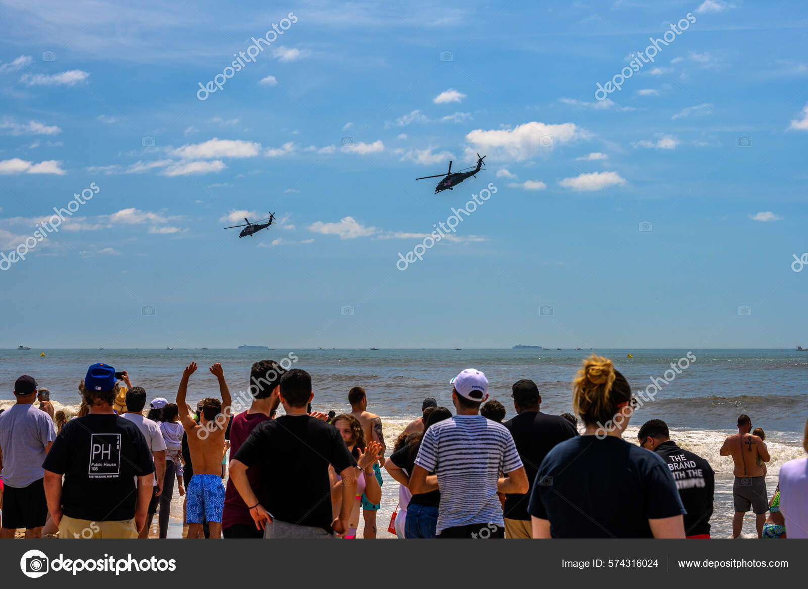May 2022 Jones Beach Usa Bethpage Air Show Jones Beach Stock