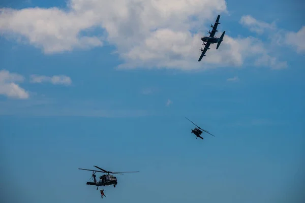 Maio 2022 Jones Beach Eua Bethpage Air Show Jones Beach — Fotografia de Stock