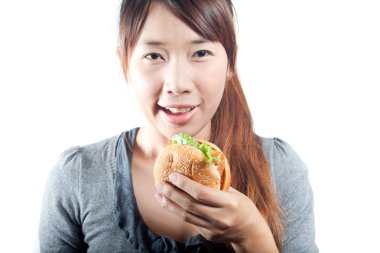 burger kadınla
