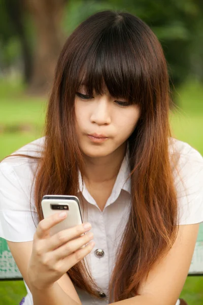 Messaggi di testo per telefono — Foto Stock