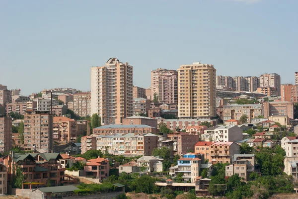 Вид с холма Цицернакаберд, Ереван, Армения — стоковое фото