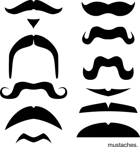 Mustaches — Stock Vector