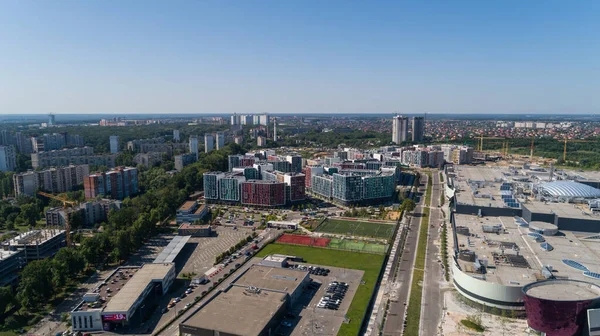 Residential Complex Respublika Ukraine Kyiv August 2021 Drone Aerial View — Photo