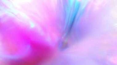 Pastel holografik tek boynuzlu at mor mavi renkli ışınlar ve parıltılar. Optik Kristal Prizma Işınlar. Soyut ışık animasyonu. Gökkuşağı ışığı arka planda parlar veya üstüste konur