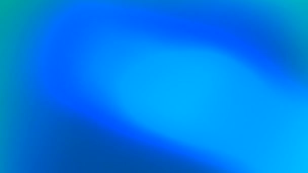 Blue green and teal gradient abstract background. Soft blurred color transitions — Video