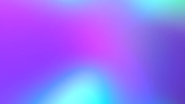 Roze paars zeer peri teal blauw levendige iriserende kleuren overgangen. Zachte Pastel kleuren verloop. Holografische wazige abstracte achtergrond — Stockvideo