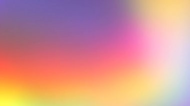 Yumuşak Bulanık Holografik Gökkuşağı Tatil Çokrenkli Gradyan. Soyut Arkaplan