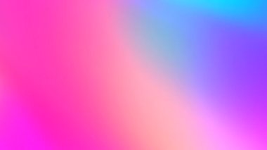 Neon parlak pembe, mor, soyut bir arka plan. Yumuşak gökkuşağı renk holografik yanardöner bulanık eğim. Hologram hatası