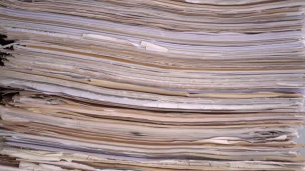 Stack office document report papír, bürokrácia üzleti koncepció