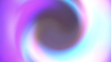 Holografik tek boynuzlu at girdabı. Bulanık pembe mor ve pembe yumuşak eğimli soyut arkaplan