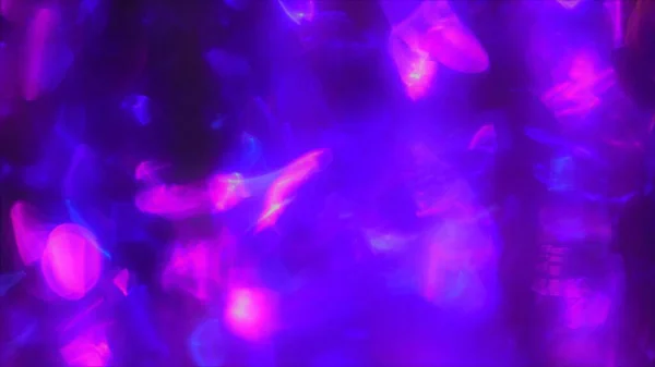Luzes digitais, raios brilhantes de néon em movimento. Roxo rosa azul electro retro cyberpunk fundo — Fotografia de Stock