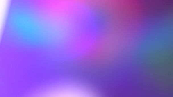 Νέο ζωηρό ροζ μπλε μωβ αφηρημένο φόντο. Απαλή χρωματική ολογραφική ιριδίζουσα θολή κλίση. Δυσλειτουργία ολογράμματος — Αρχείο Βίντεο