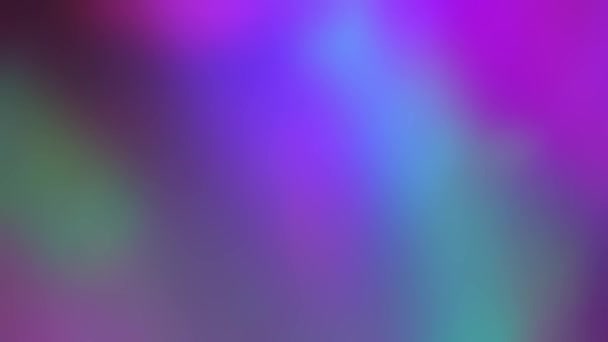 Neonově Růžová Modrá Fialová Barva Holografický Iridescentní Gradient Abstraktní Pozadí — Stock video