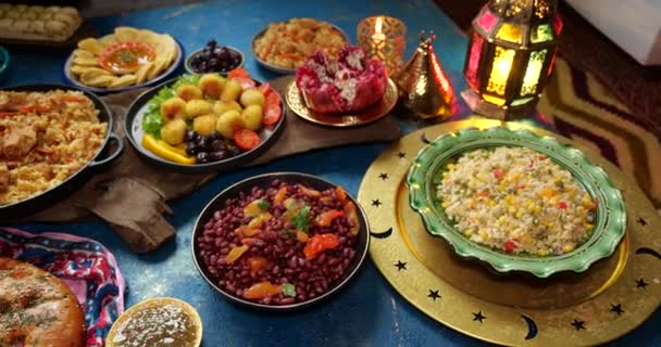 宰牲节的祭祀节是在伊斯兰教中庆祝的节日 — 图库视频影像