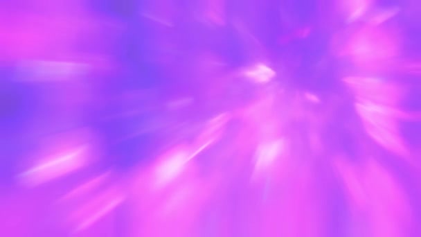 Pastel Pink Purple Colors Light Beam Iridescent Gradient Background Rays — стоковое видео