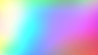 Pembe mor çok mavi sarı gradyan. Tek boynuzlu holografik pastel arka plan. Yüksek kalite fotoğraf