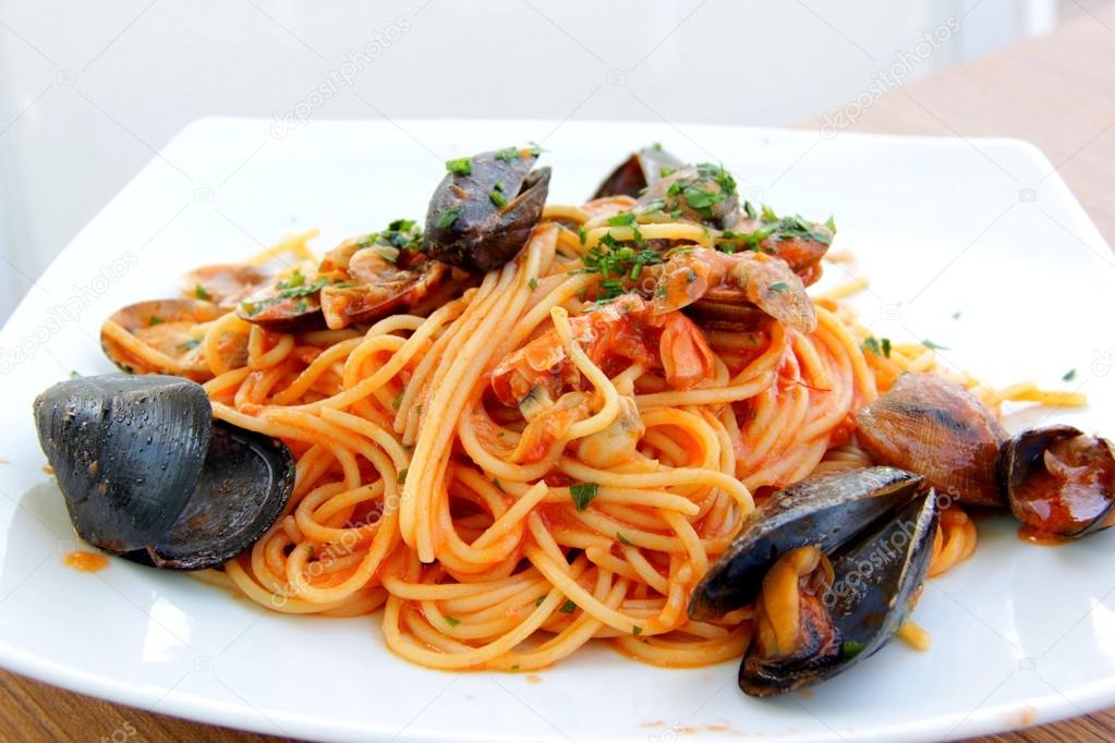 Seafood spaghetti