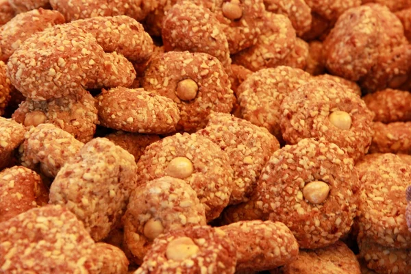 Cookies with hazelnuts — Stock Photo, Image