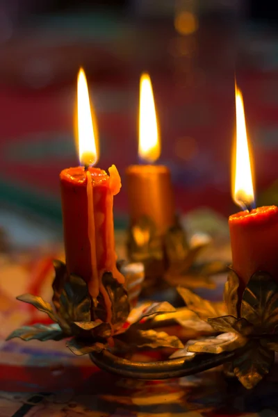 Christmas candles — Stock Photo, Image