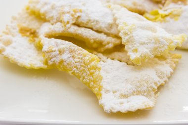 Sfrappole di carnevale bolognesi