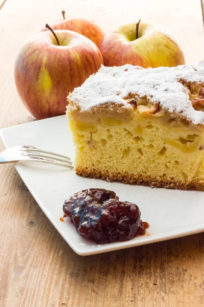 Gâteau aux pommes — Photo